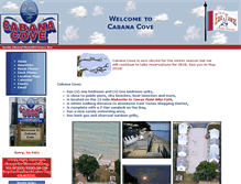 Tablet Screenshot of cabanacove.com